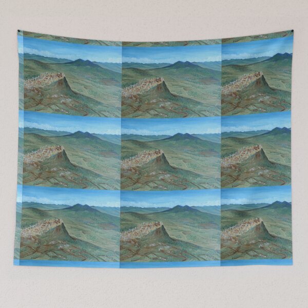 Item preview, Oil Painting - Calascibetta. Central Sicily 2011 designed and sold by Igor Pozdnyakov.