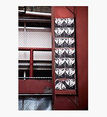 Valley Alley Face Photographic Print