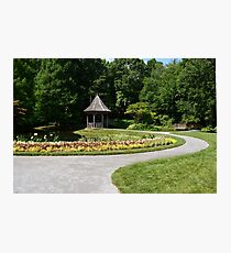 Gazebo in the gardens Photographic Print
