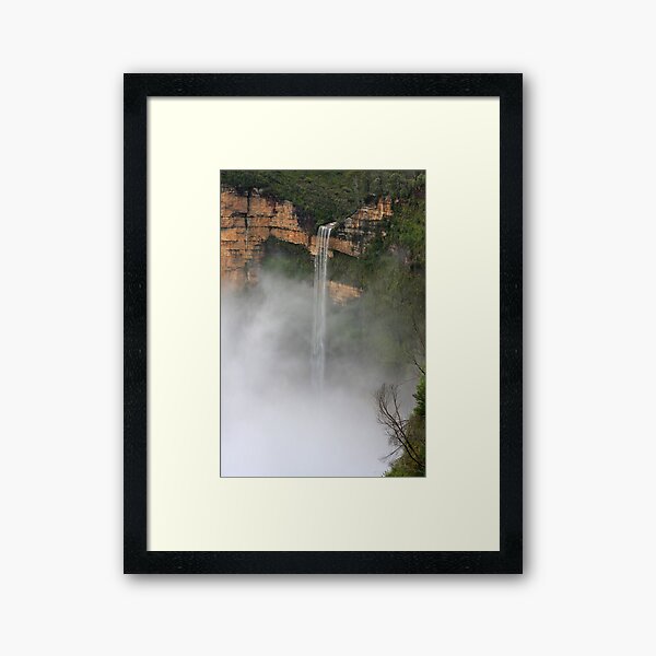 Bridal Veil Falls in the Mist Framed Art Print