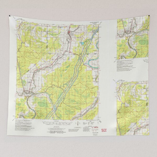 Item preview, USGS TOPO Map Mississippi MS Bayland 336805 1961 62500 designed and sold by WetdryvacRBO2.