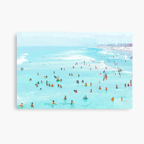 Hot Summer Day #painting #illustration Canvas Print
