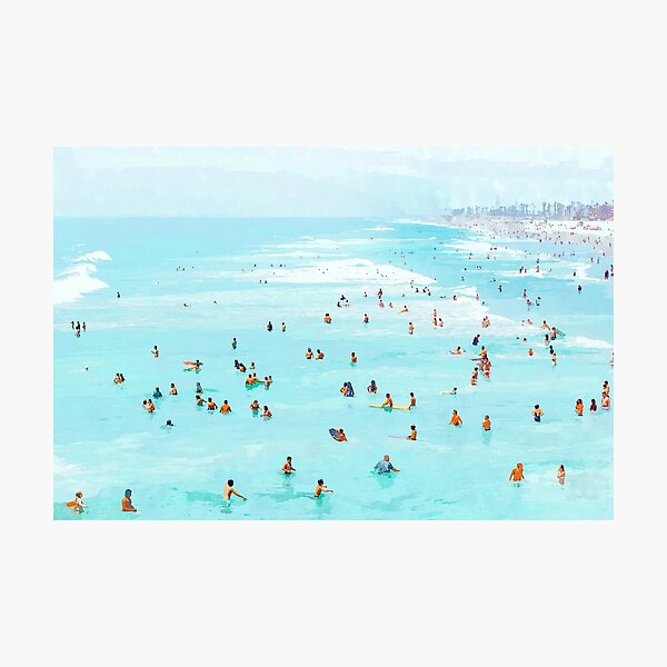 Hot Summer Day #painting #illustration Photographic Print
