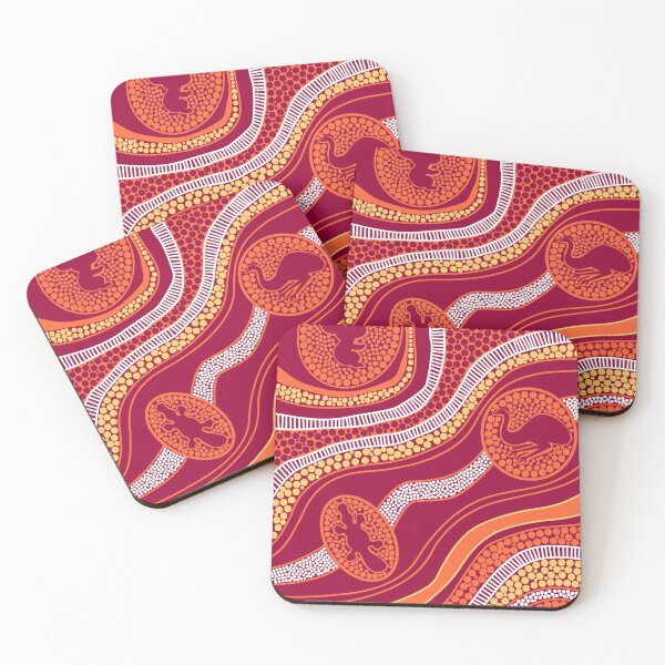 Item preview, Authentic Aboriginal Art -  designed and sold by HogarthArts.