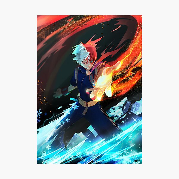 Fire and Ice Photographic Print