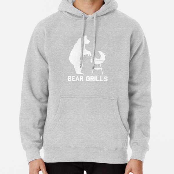 Bear Grills Pun Pullover Hoodie