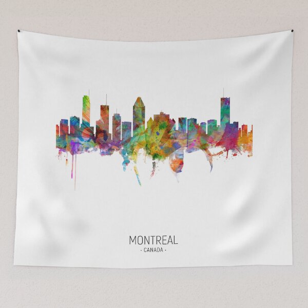 Item preview, Montreal Canada Skyline designed and sold by ArtPrints.