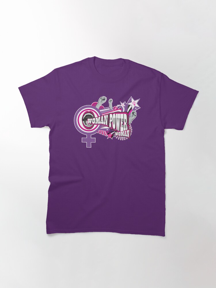 Alternate view of WOMAN POWER = POWER WOMAN Classic T-Shirt