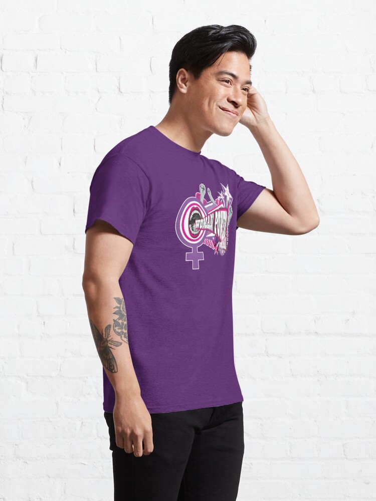 Alternate view of WOMAN POWER = POWER WOMAN Classic T-Shirt