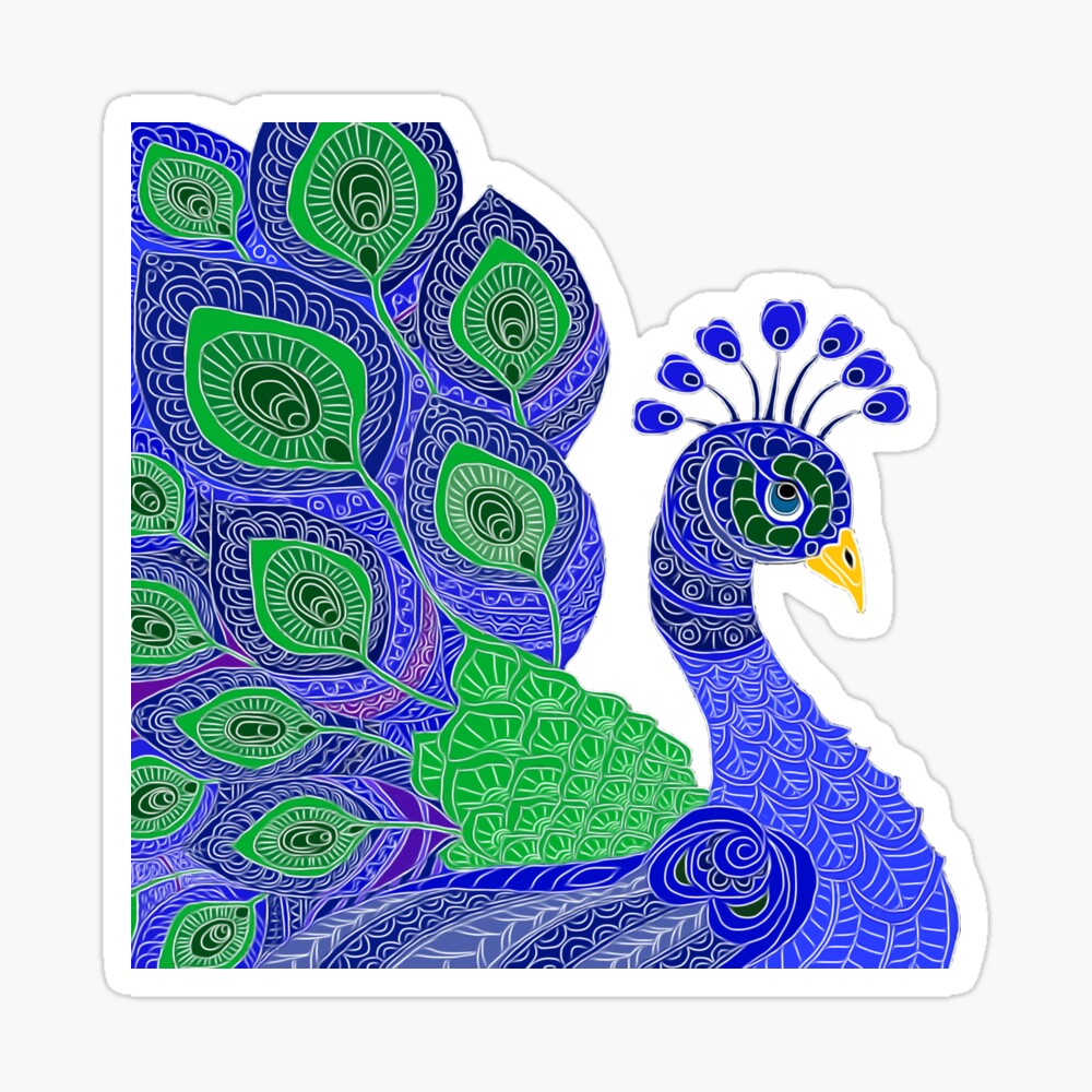 Stencil Revolution Peacock Feather Stencil Template for Walls and India |  Ubuy