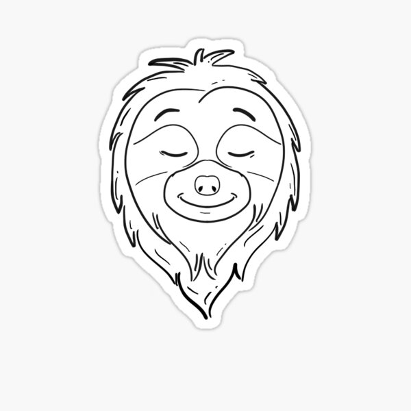 Faultier1 Sticker