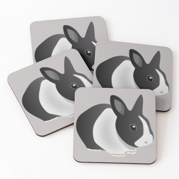 Item preview, Dutch Black and White Rabbit designed and sold by MurphyMorganGifts.