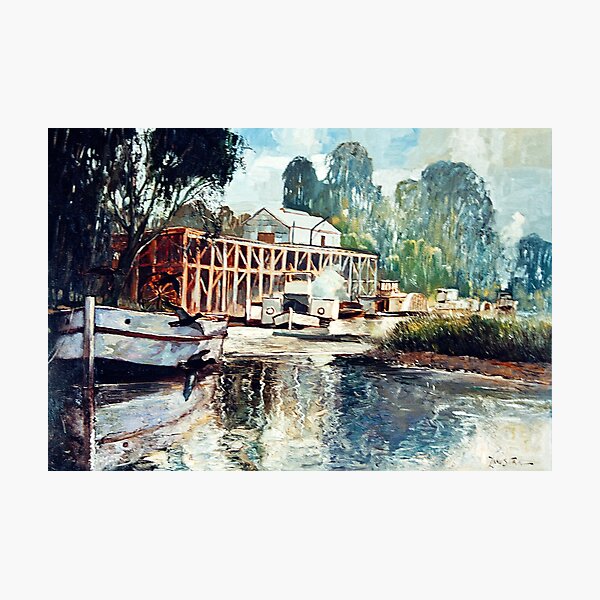 Item preview, Echuca Wharf - Victoria, Australia designed and sold by Pieter Zaadstra Studio.