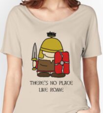 Camiseta ancha para mujer There's No Place Like Rome