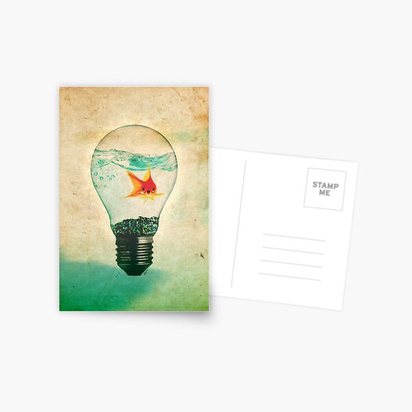 Fish Bulb Postcard