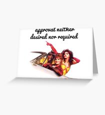 Approval not required Greeting Card
