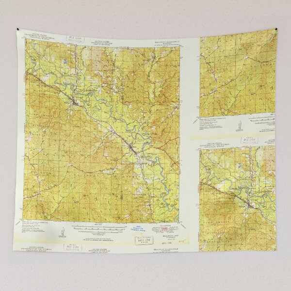 Item preview, USGS TOPO Map Mississippi MS Beaumont 336808 1949 62500 designed and sold by WetdryvacRBO2.