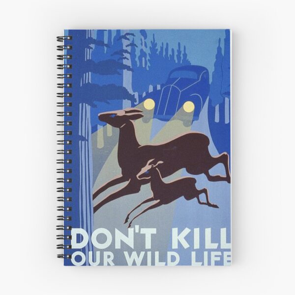 Item preview, Don't kill our wild life vintage poster designed and sold by Vintage Designs +.