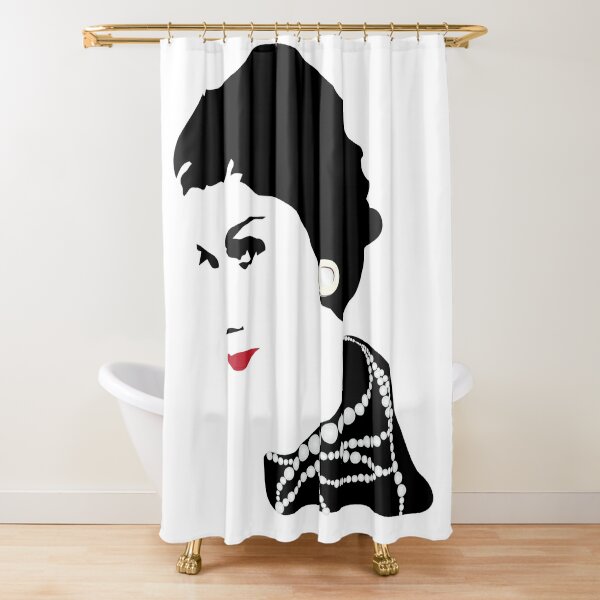 coco chanel bathroom shower curtain