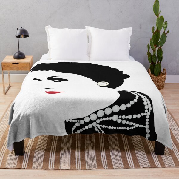 Coco Chanel Throw Blankets for Sale