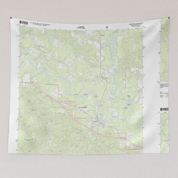 Artikelvorschau, USGS TOPO Karte Mississippi MS Beaumont 20120314 TM entworfen und verkauft von WetdryvacRBO2.