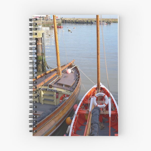 Item preview, Coble fishing boats in the harbour at Bridlington designed and sold by Anna Myerscough.