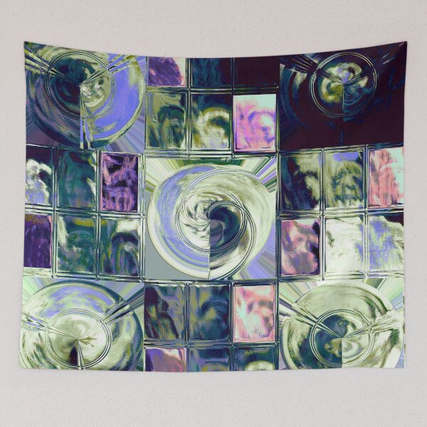 Item preview, Simply Squares (ii) with Circles designed and sold by Merice  Ewart Marshall.