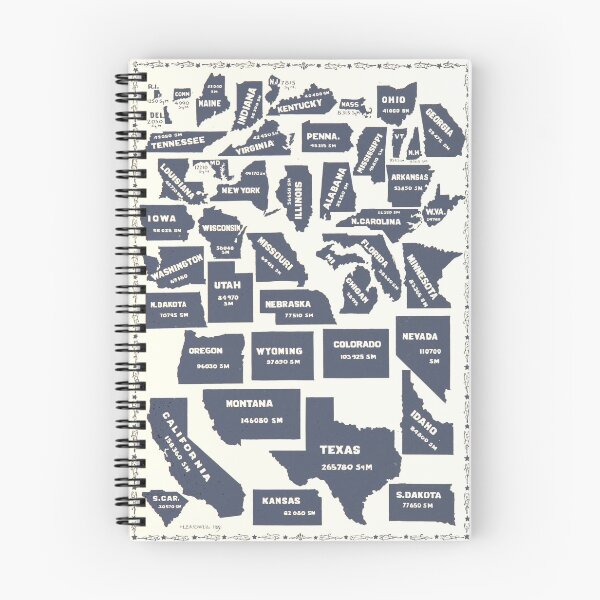Item preview, American States poster designed and sold by Vintage Designs +.