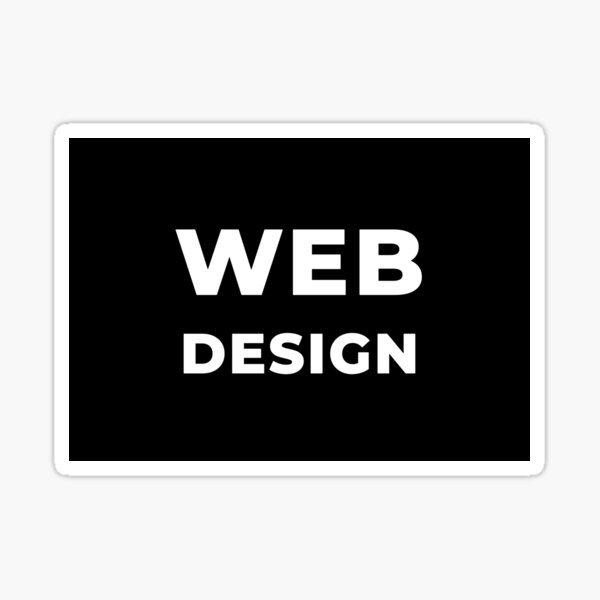 Web Design Sticker