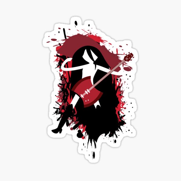 Vista previa del artículo con la obra «Hora de Aventuras Marceline Vampire Queen», diseñado y vendido por rainbowdreamer.