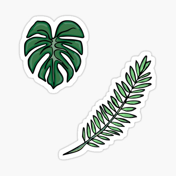 Whaline 500Pcs Gold Foil Monstera Stickers Self-Adhesive Monstera Leaves  Seal Stickers Tropical Plant Leaf Label Decals for Greeting Invitation  Cards