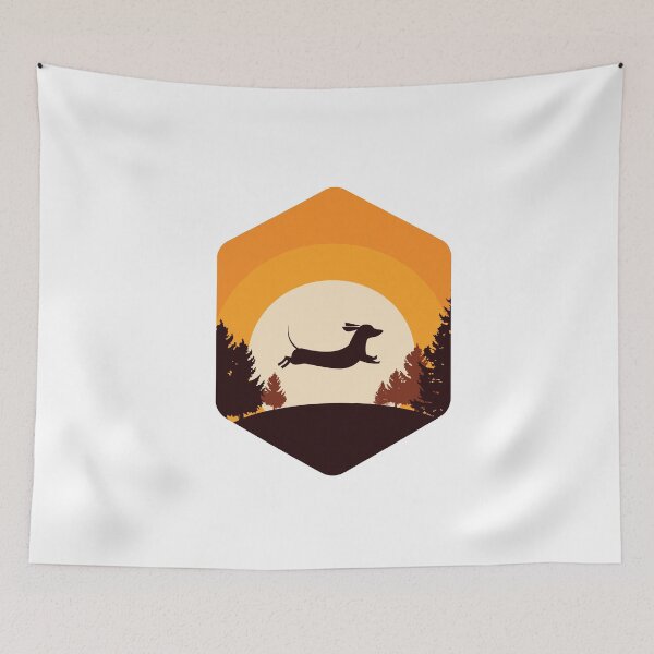 Item preview, Dachshund Moon Sunset Design for doxie lovers designed and sold by mydachshund.