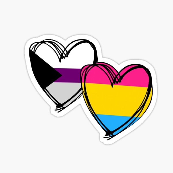 Demiflux Demifluid Pride Flag Heart Sticker Die Cut Vinyl Waterproof  Sticker LGBTQ Demi Flux Demi Fluid Non Binary -  Canada