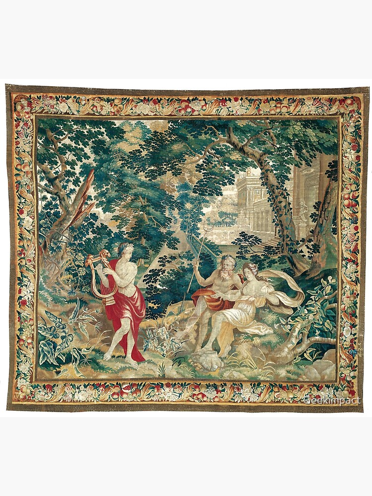Orpheus Playing the Lyre to Hades and Persephone, from Orpheus and Eurydice or The Metamorphoses by Geekimpact
