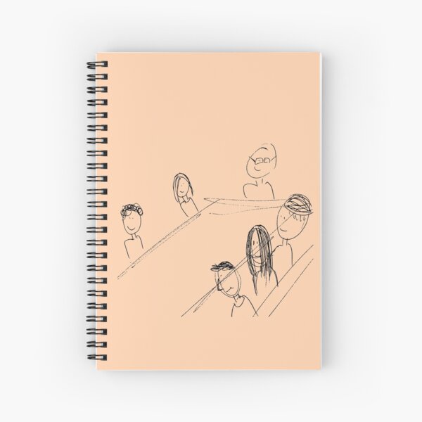 Breakfast With Friends Spiral Notebook