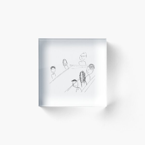 Breakfast With Friends Acrylic Block