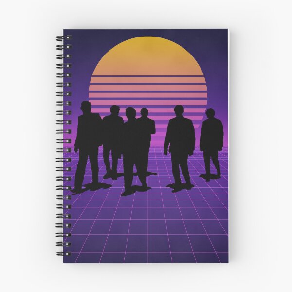 Item preview, Retro Synthwave Reservoir Dogs Silhouette Poster designed and sold by Gemini-Phoenix.