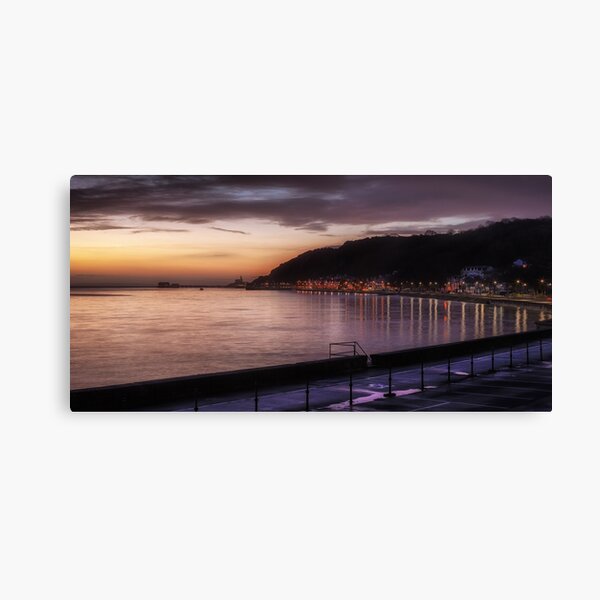 Amanecer en el paseo de Mumbles Lienzo