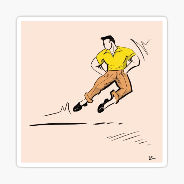 Golden Age Hoofer Sticker