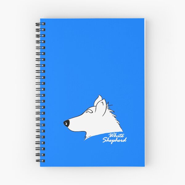 Item preview, White Shepherd silhouette designed and sold by LivHana.