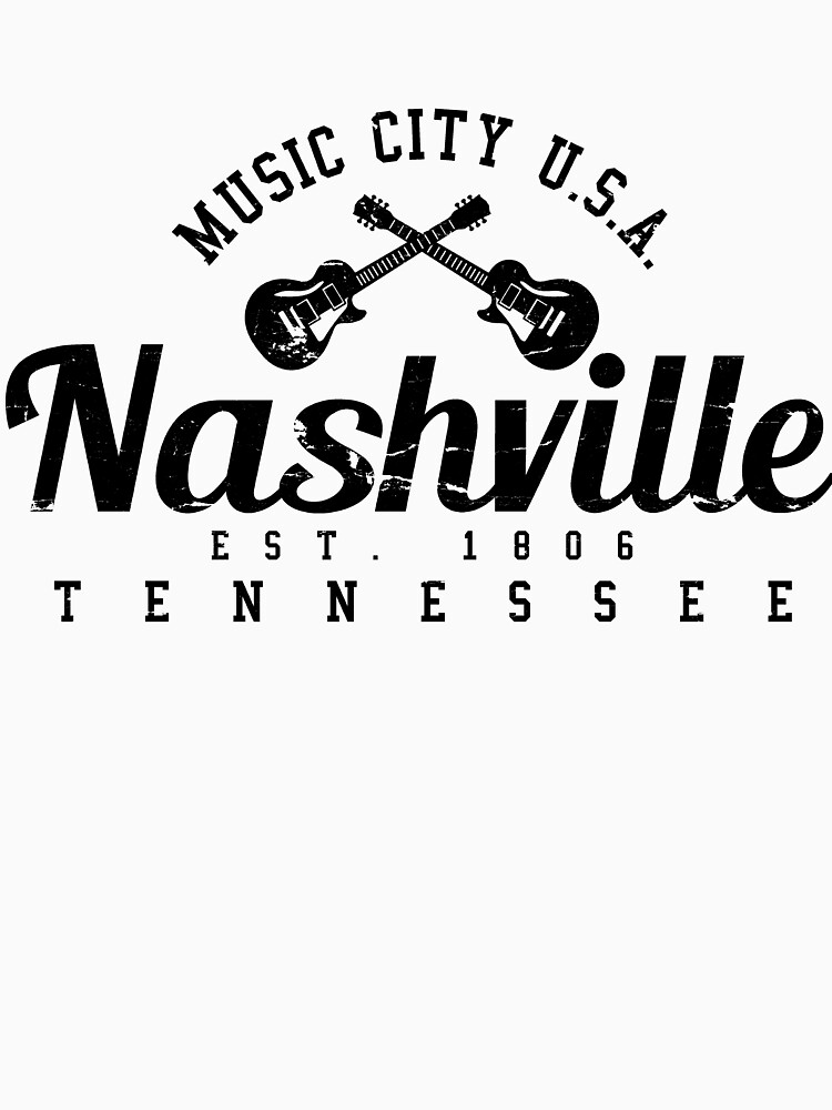 "Nashville Tennessee Country Music City Gift" Tshirt by DVIS