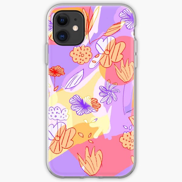 Happy Flowers iPhone Soft Case