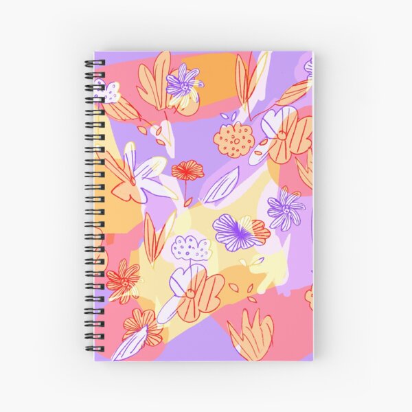 Happy Flowers Spiral Notebook