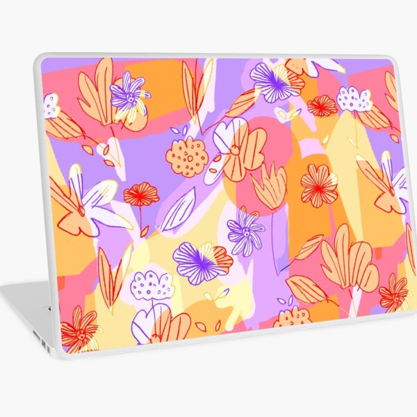 Happy Flowers Laptop Skin