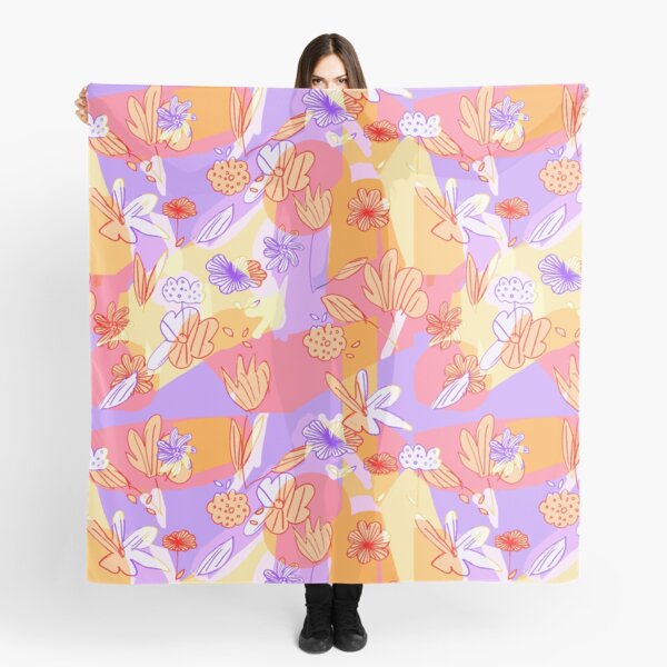Happy Flowers Scarf