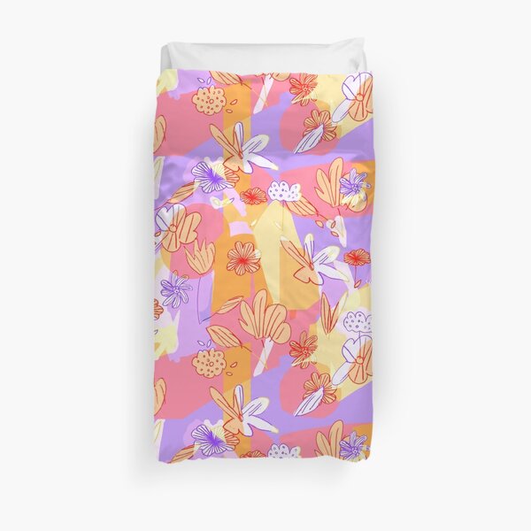 Happy Flowers Duvet Cover