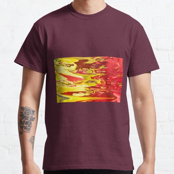 red and yellow flow Classic T-Shirt