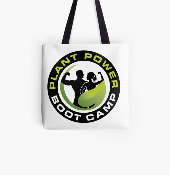 Plant Power Boot Camp All Over Print Tote Bag