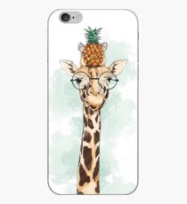 Ananas-Giraffe iPhone-Hülle & Cover