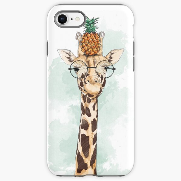 Pineapple Giraffe iPhone Tough Case